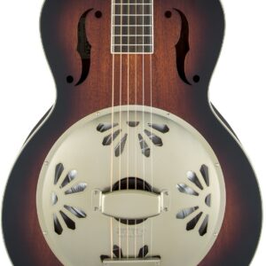 Gretsch G9241 Alligator Biscuit Round-Neck Resonator Guitar in 2-Colour Sunburst