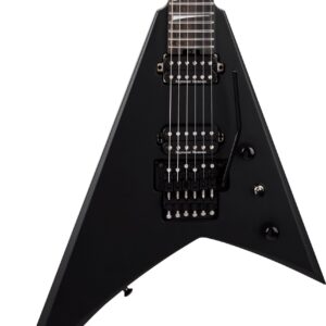 Jackson American Series Rhoads RR24 Electric Guitar in Satin Black, Ebony Fingerboard