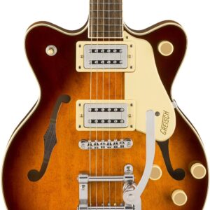 Gretsch G2655T Streamliner Center Block Jr. Hollow-Body Electric Guitar with Bigsby in Forge Glow