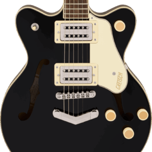 Gretsch G2655 Streamliner Centre Block Jr Double-Cut Electric Guitar with V-Stoptail in Black