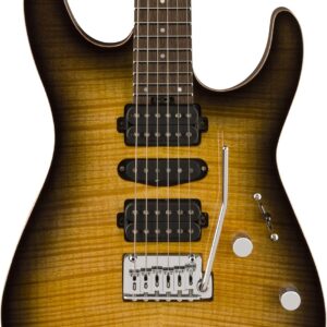 Charvel MJ DK24 HSH Electric Guitar in Antique Burst with Wenge Neck