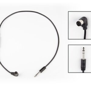 Strymon MIDI-EXP Cable - Right Angle MIDI Connector & Straight Angle 1/4" TRS Jack Connector
