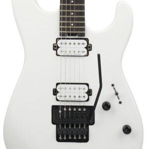 Charvel Pro-Mod Plus San Dimas Style 1 HH FR Guitar In Snow White, Ebony Board