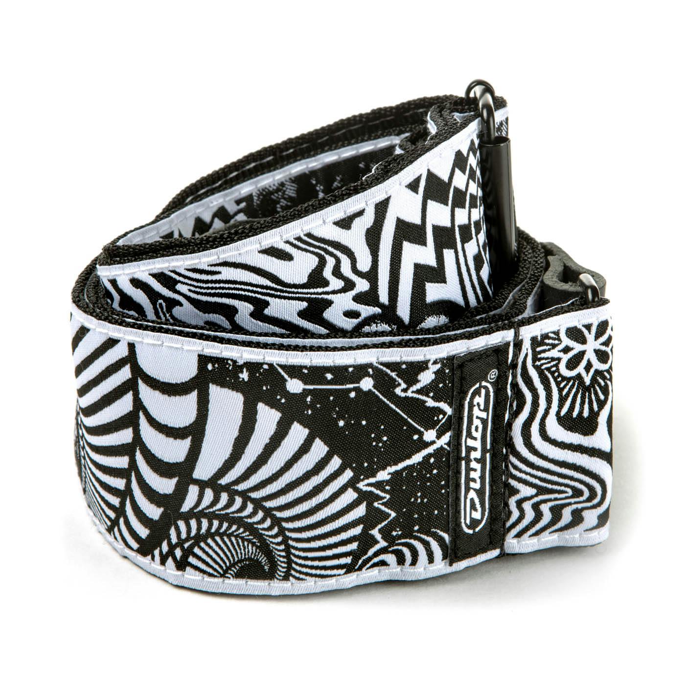 Dunlop I Love Dust Vortex Black/White Guitar Strap