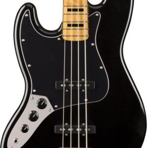 Squier Classic Vibe 70s Jazz Bass Guitar Left Handed Maple Fingerboard Black