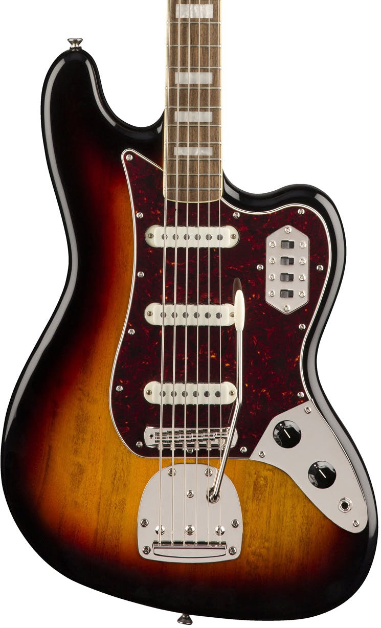 Squier Classic Vibe Bass Guitar VI Laurel Fingerboard 3-Color Sunburst