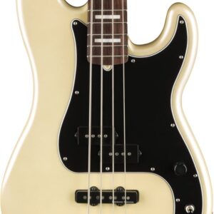 Fender Duff McKagan Signature Deluxe Precision Bass Guitar in White Pearl