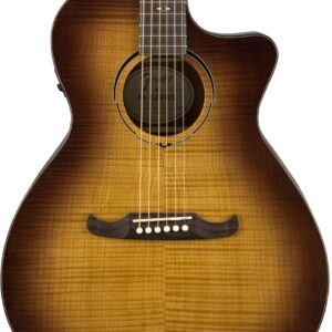 Fender FA-345CE Auditorium Electro Acoustic Guitar in 3-Tone Tea Burst