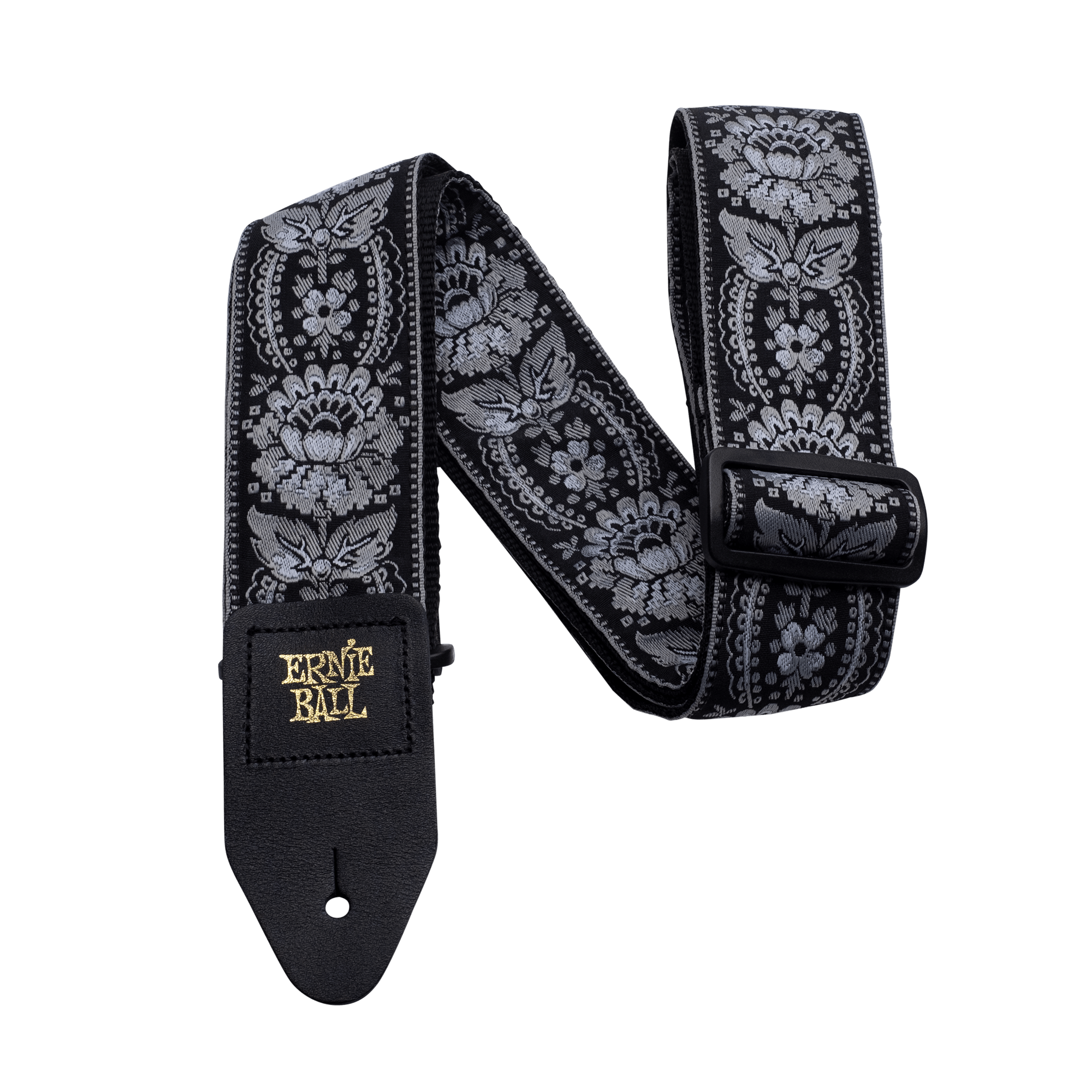 Ernie Ball Classic Jacquard Guitar Strap in Silver Orleans