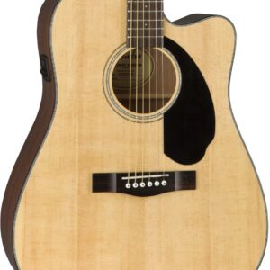Fender CD-60SCE Dreadnought Acoustic Guitar in Natural