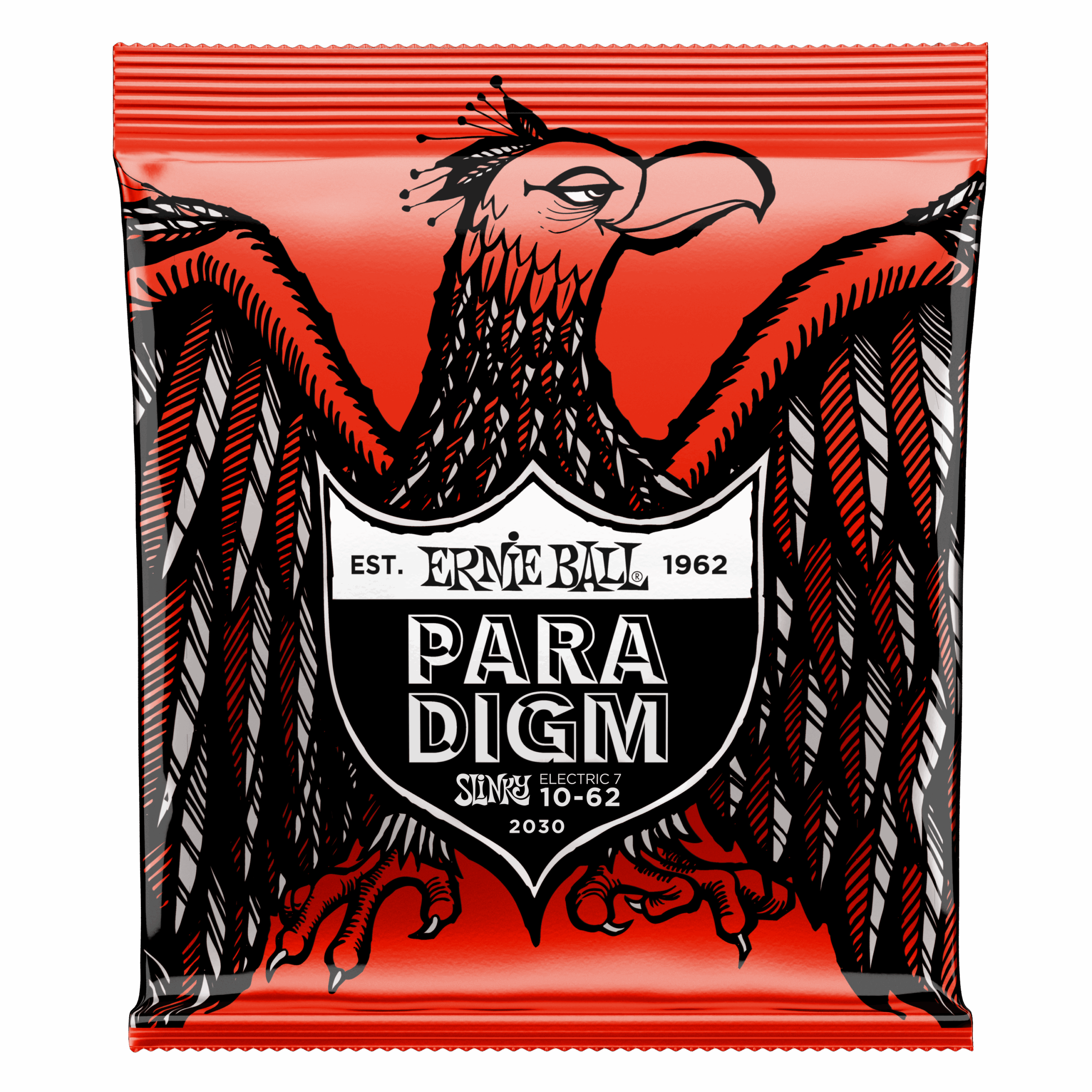 Ernie Ball Skinny Top Heavy Bottom 7-String Paradigm 10-62