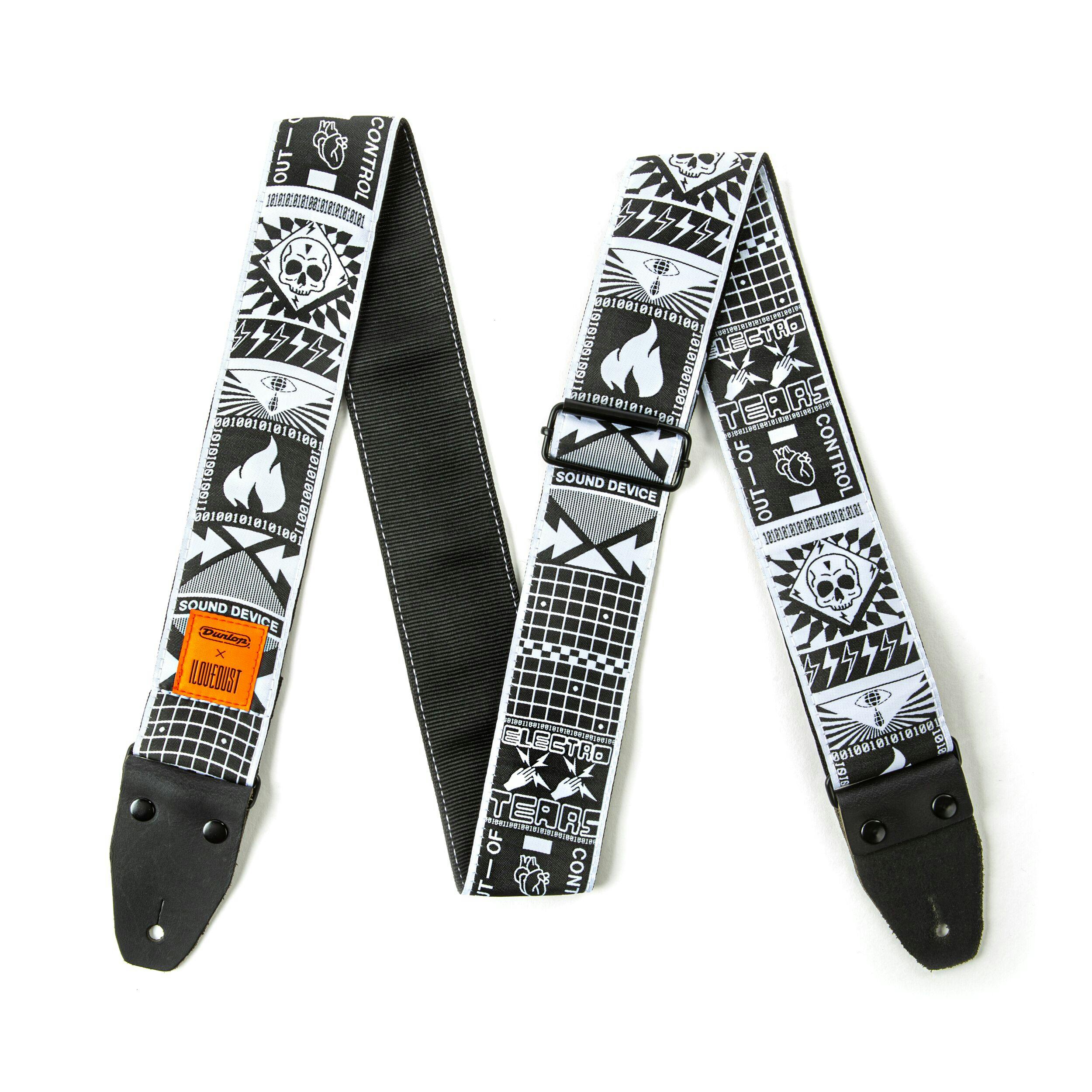Dunlop I Love Dust Out of Control Guitar Strap