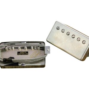 Monty's Guitars PAF Raw Nickel Pickup Set
