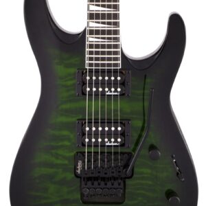 Jackson JS Series Dinky Arch Top JS32Q DKA In Transparent Green Burst