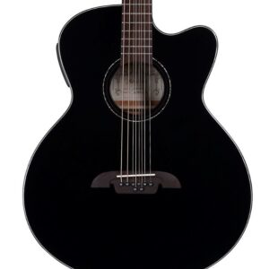 Alvarez Artist ABT60CE-8BK 8-String Baritone Electro-Acoustic in Black with Cutaway