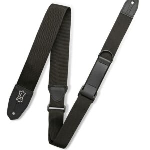 Levy's Right Height Polyester Guitar Strap in Black