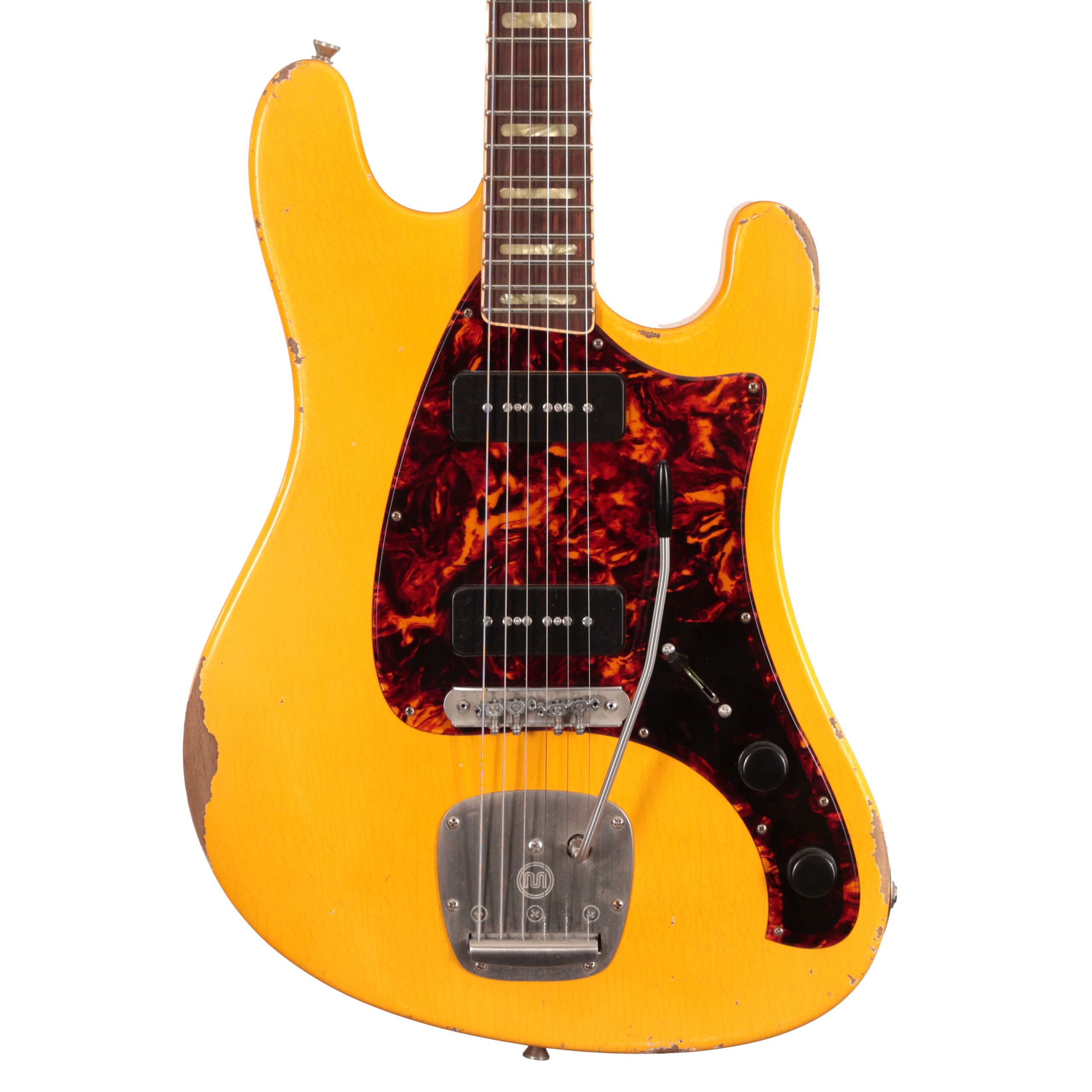 Castedosa Conchers Standard 25.5 Electric Guitar in Aged Casino Yellow