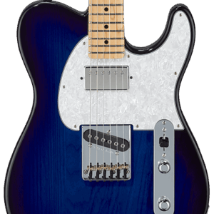 B Stock : G&L USA Fullerton Deluxe ASAT Classic Bluesboy in Blueburst with Maple Fretboard 001