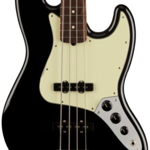 Fender American Professional II Jazz Bass Guitar In Black with Rosewood Fingerboard