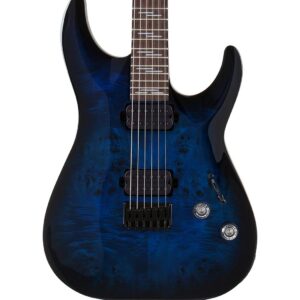Schecter Omen Elite 6 in See Thru Blue Burst