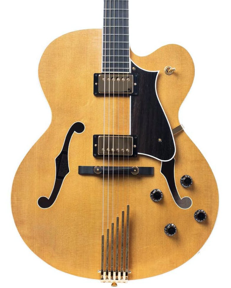 Heritage Standard Collection Eagle Classic Hollow Electric Guitar in Antique Natural