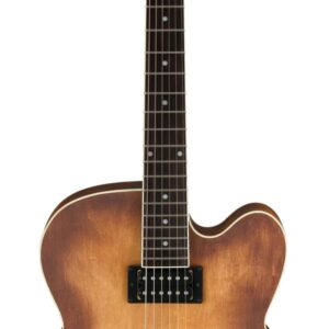 Ibanez AF55 Semi-Hollow Electric Guitar in Tobacco Flat