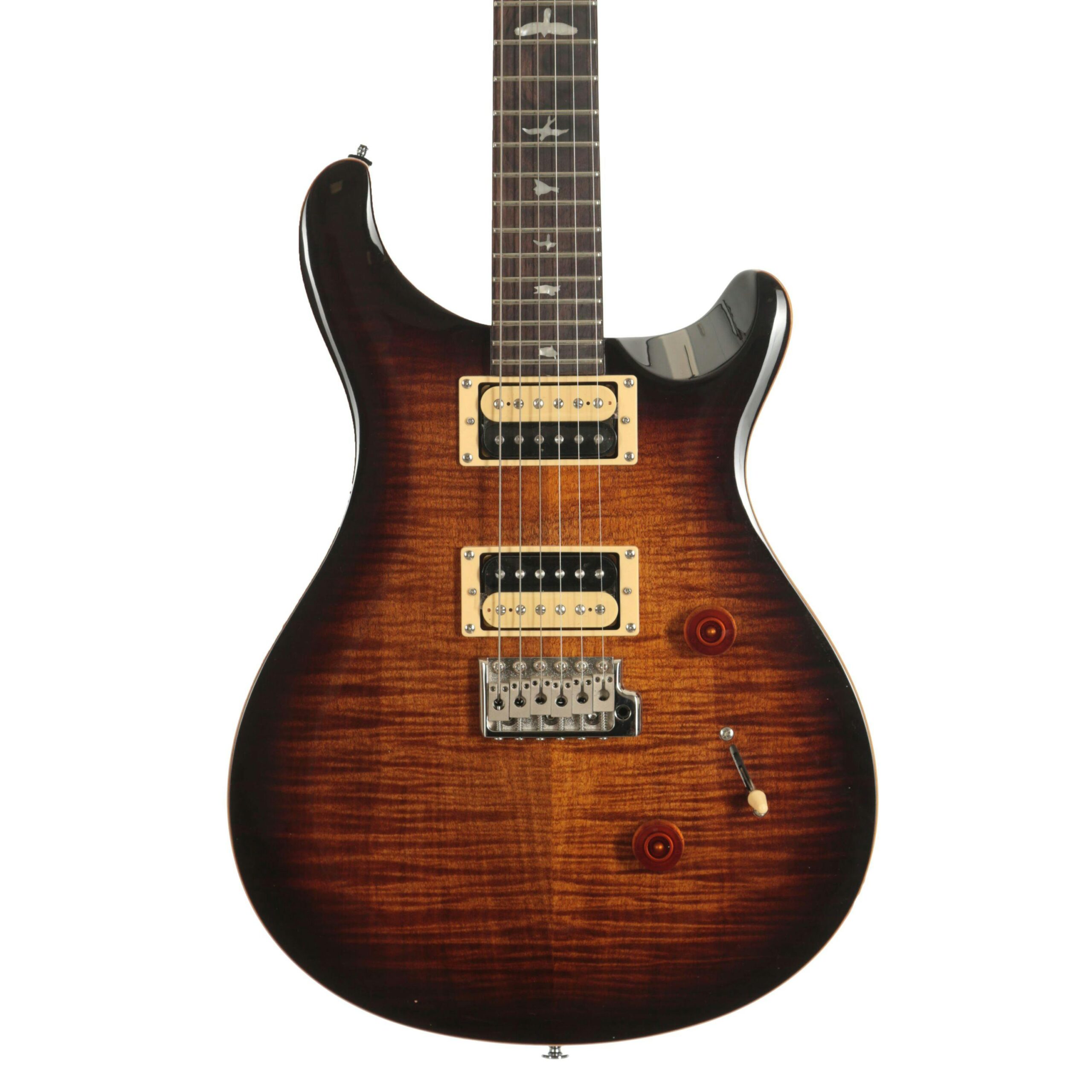 PRS SE Custom 24 Electric Guitar in Black Gold Burst