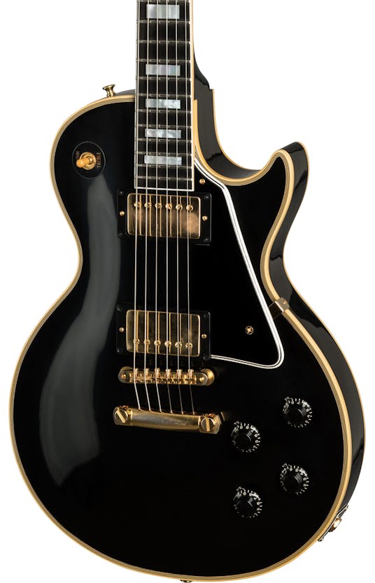 Gibson Custom Shop 1957 Les Paul Custom Reissue 2-Pickup VOS Electric Guitar in Ebony