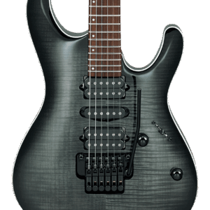 Ibanez KIKO10BP Kiko Loureiro Signature in Transparent Gray Burst