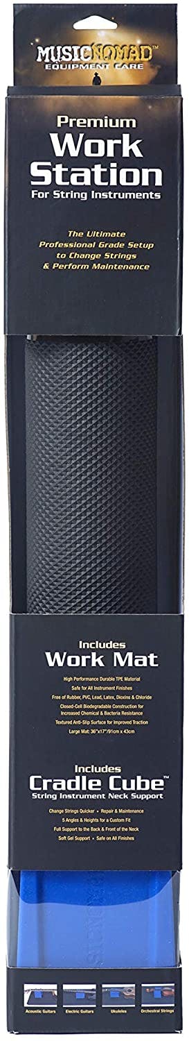 MusicNomad Work Station Premium Work Station Neck Support and Work Mat