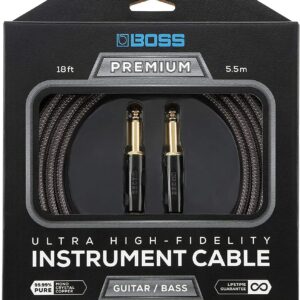 Boss BIC-P18 5 1/2 Metre Instrument Cable with Straight Jacks