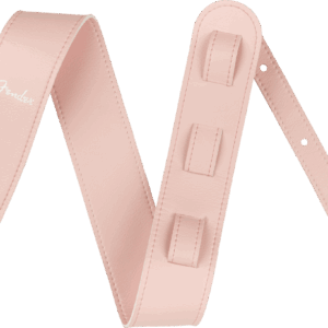 Fender Vegan Leather Strap in Shell Pink 2.5"