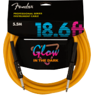 Fender Professional Glow in the Dark Cable in Orange 18.6ft