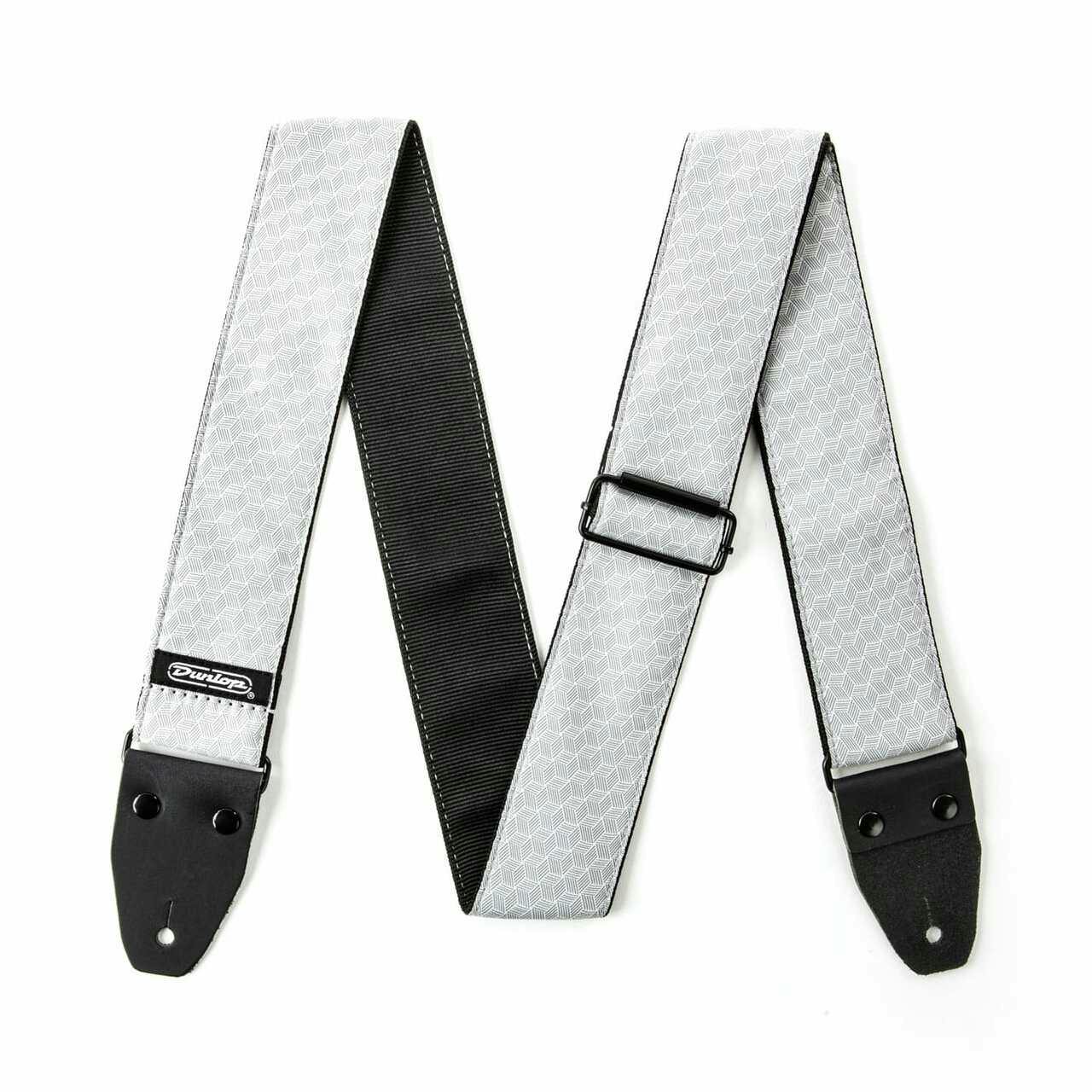 Dunlop Jacquard Cube Hatch Light Grey Strap