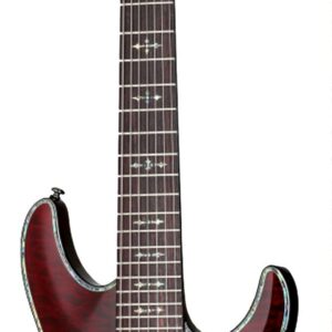 Schecter Hellraiser C-7 7 String Electric Guitar in Black Cherry