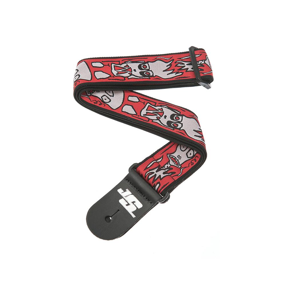 D'Addario 50mm Joe Satriani Guitar Strap - Up In Flames