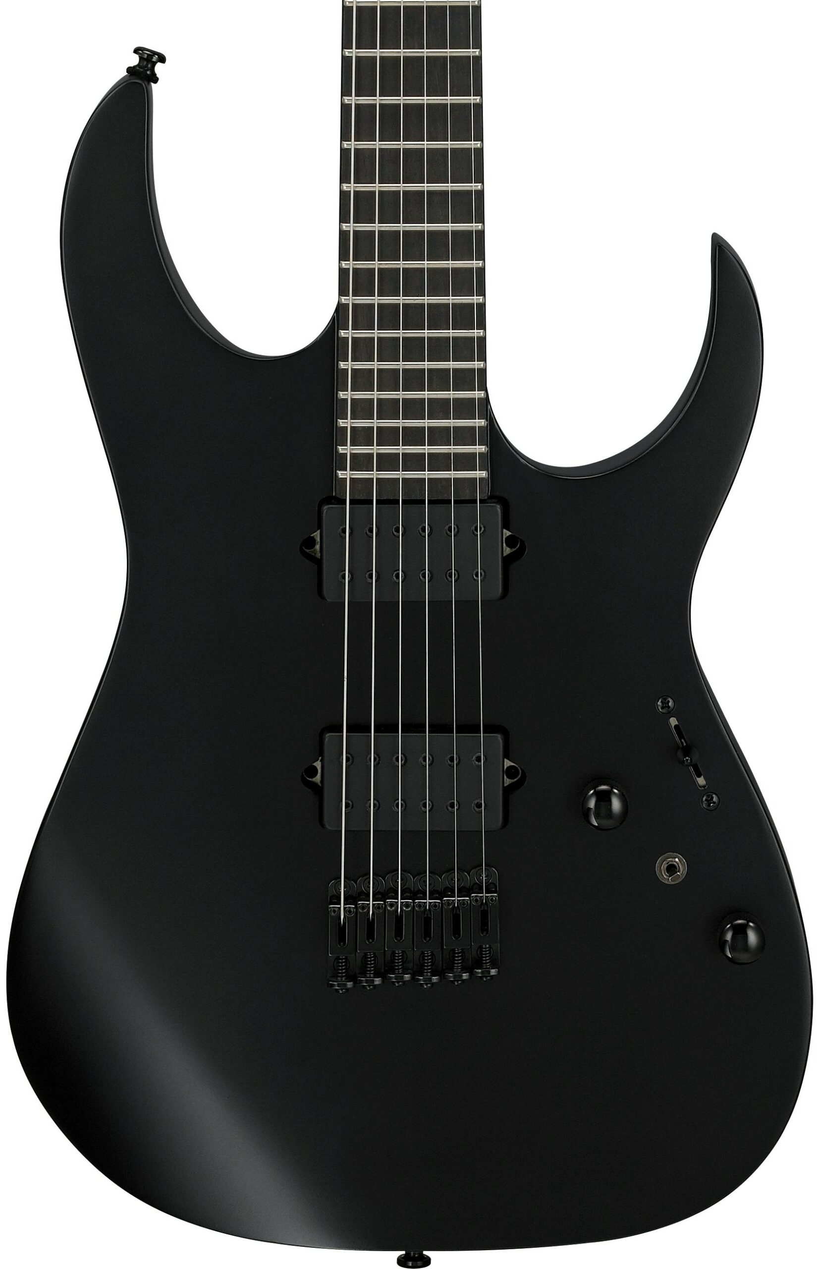 Ibanez RGRTB621-BKF Iron Label Electric Guitar in Black Flat