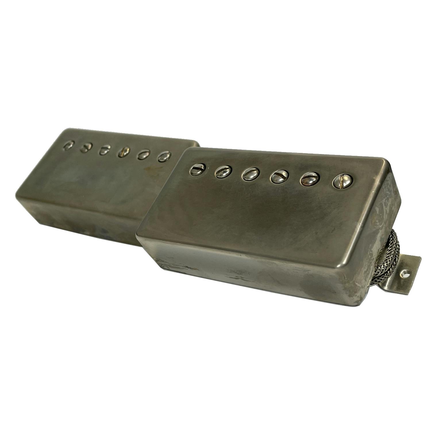 Monty's Guitars Bethnal Green PAF Humbucker Pickup Set in Aged Nickel