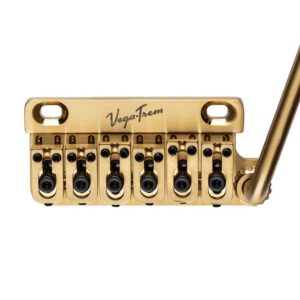 Vega-Trem Ultra 2-Point Floating Tremolo System in Polished Gold