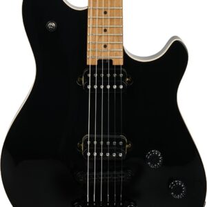 EVH Wolfgang Special TOM Hardtail Guitar In Gloss Black, Baked Maple Board