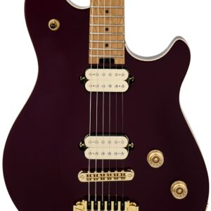 EVH Wolfgang Special TOM Hardtail Guitar In Oxblood, Baked Maple Board