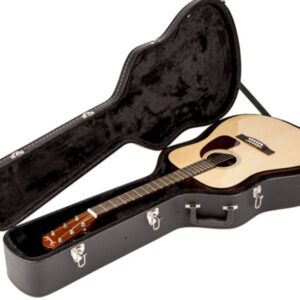 Fender Flat-Top Dreadnought Acoustic Guitar Case, Black