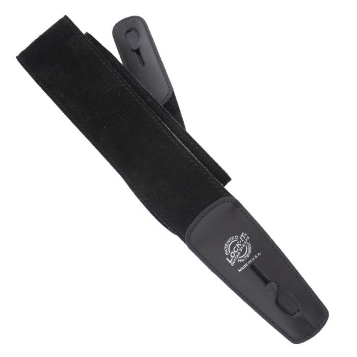 Lock-It Straps Suede Series Strap in Black