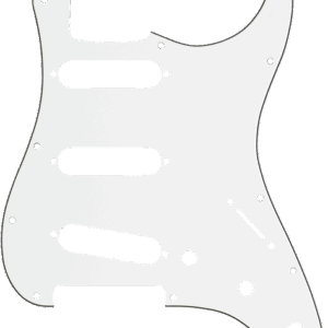 Fender 11-Hole Modern-Style Stratocaster SSS Pickguard in Parchment