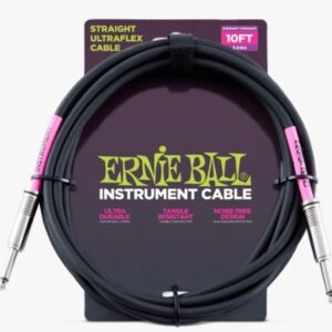 Ernie Ball Ultraflex Black Instrument Cable