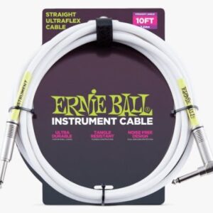 Ernie Ball Ultraflex White Instrument Cable