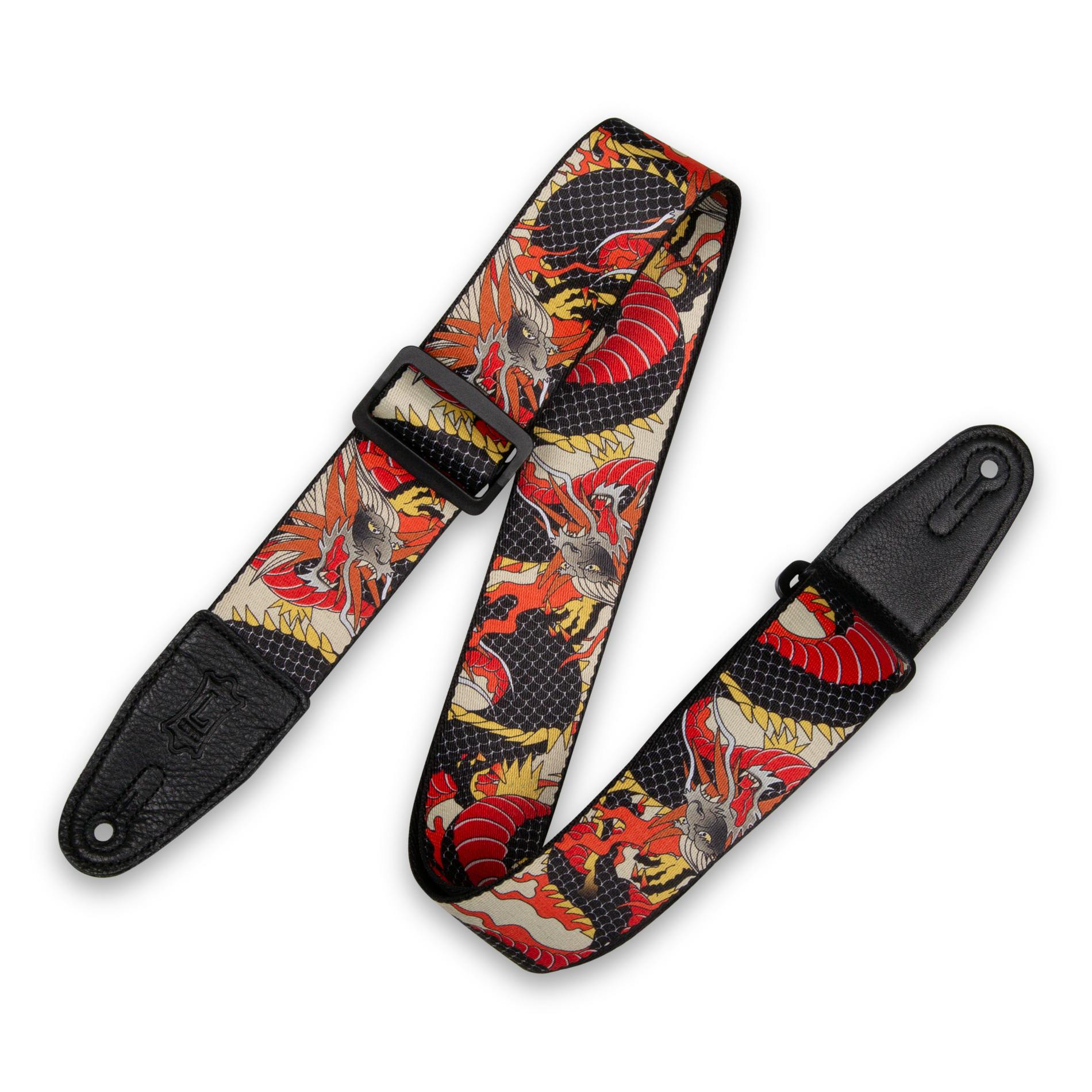 Levy's Prints Polyester 2inch Japanese Dragon