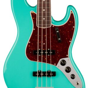 B Stock : Fender American Vintage II 66 Jazz Bass Rosewood In Seafoam Green 001