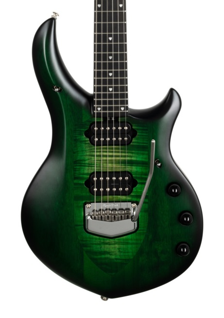 Music Man Majesty Electric Guitar in Gravity Green