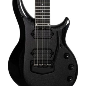 Music Man Majesty 7-String Electric Guitar in Black Frosting